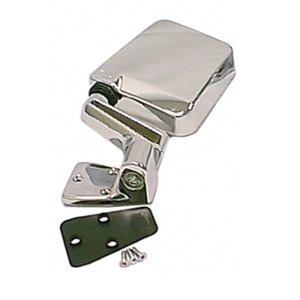 Jeep Wrangler TJ Door Mirror - Left - Rugged Ridge - Chrome - `97-`02